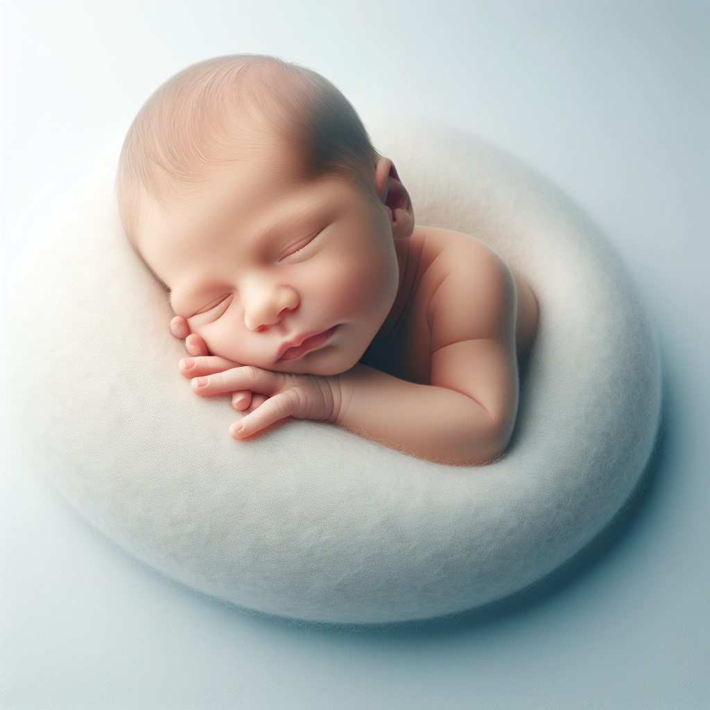 The universe paused to witness this moment - new life resting in perfect peace
